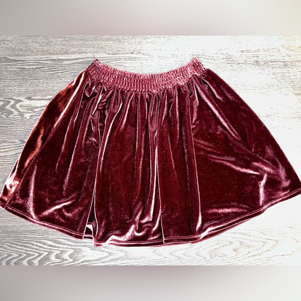 Velvet Purple Skirt XS